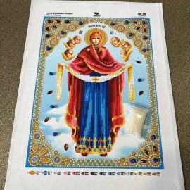 Покрова кольорова з камінням